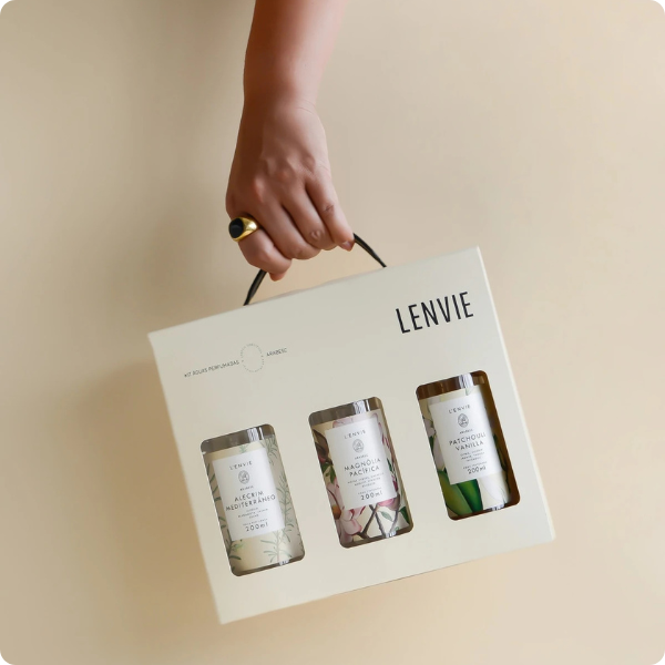 10100200 kit de 3 mini aguas perfumadas mix 200ml lenvie ambiental 3