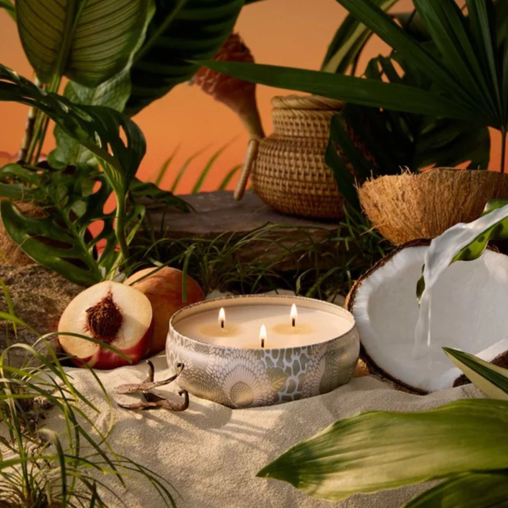 vela lata 3 pavios 60h tahitian coconut vanilla 72223