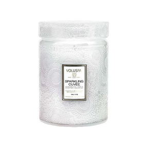 vela pote vidro g 100h tampa vidro relevo sparkling cuvee 73329