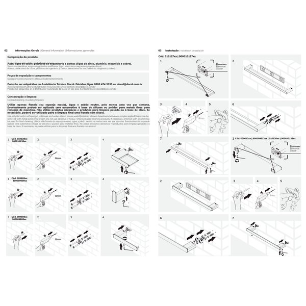 porta toalhas de rosto flat 30cm cobre polido docol 3