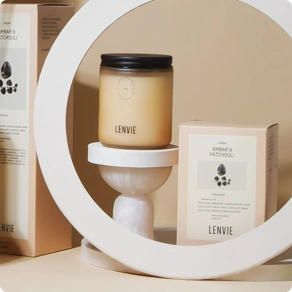 Vela Perfumada Âmbar & Patchouli 190g Urban Lenvie