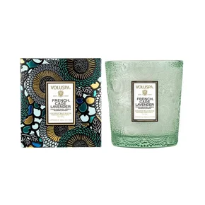 vela copo vidro classico 60h french cade lavender 7344