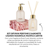 90100001 kit difusor de perfume e sabonete liquido magnolia pacifica 150ml lenvie descr