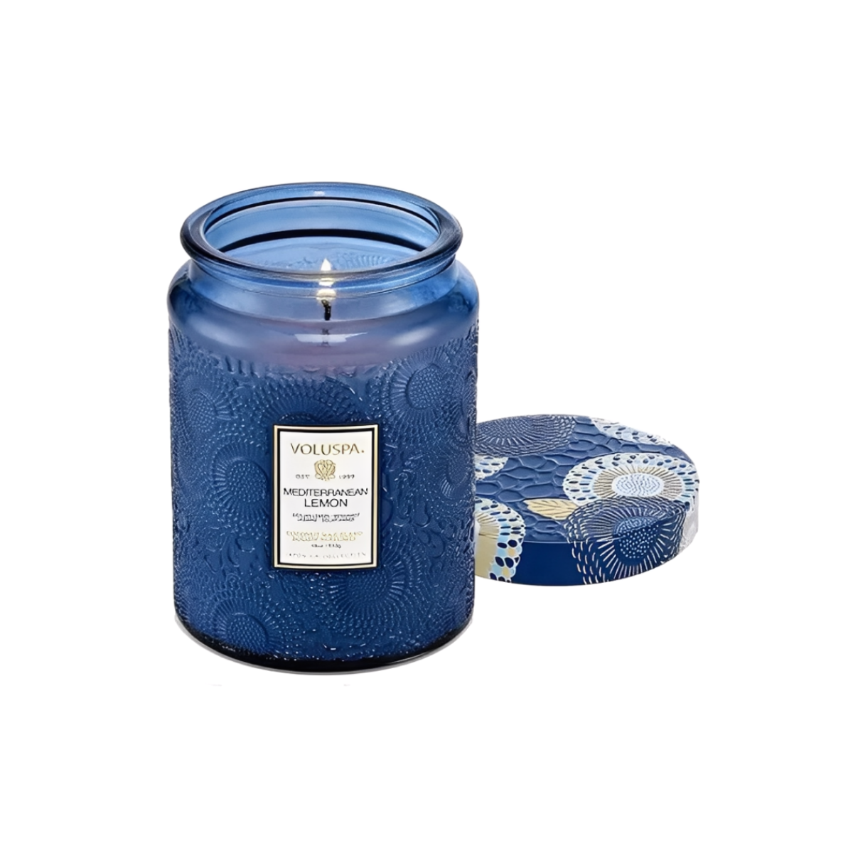 vela pote vidro g 100h relevo mediterranen lemon 72340