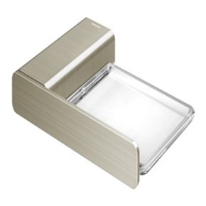 saboneteira de parede docolflat niquel escovado