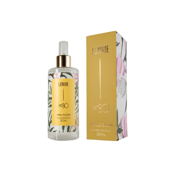106028250 agua perfumada splash vanilla bloom 250ml patbo lenvie