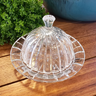 queijeira soho em cristal ecologico com tampa o20xa13cm 29092