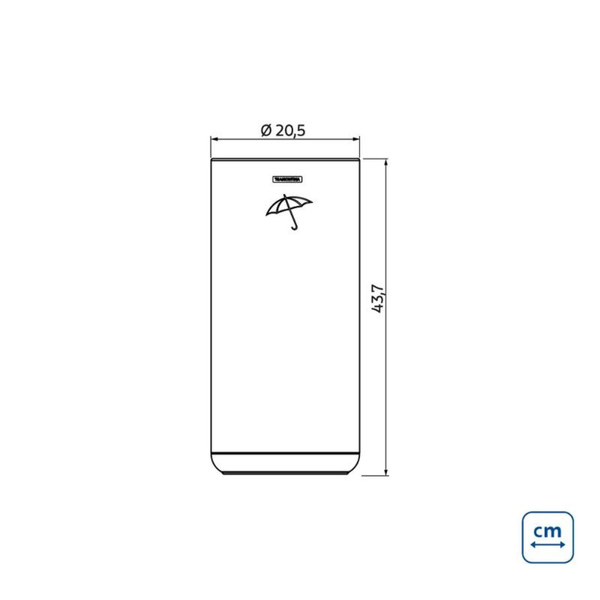 porta guarda chuva tramontina pluvia 94540605
