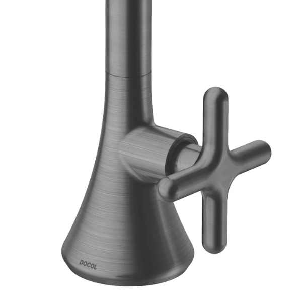 90009209070 torneira para banheiro 340 grafite polido docol liss deperto