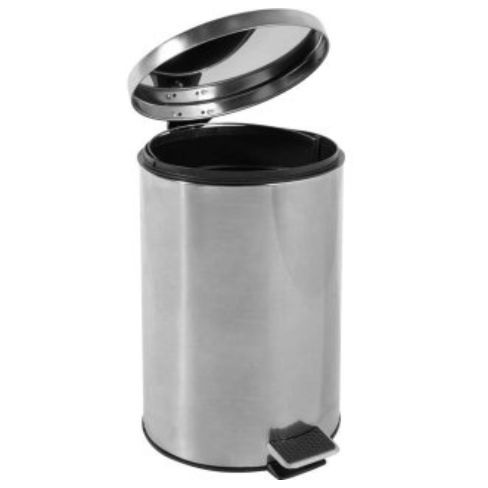 lixeira redonda 20l inox vonder 6356020001