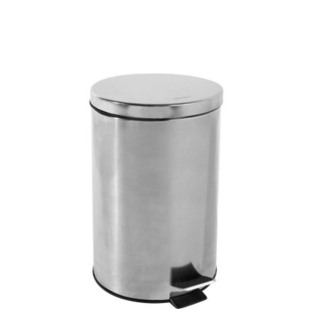 lixeira redonda 20l inox vonder 6356020001