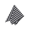 guardanapo 42cm x 42cm xadrez preto e branco 310191