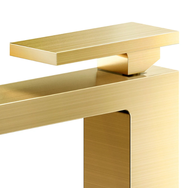 90009251072 torneira para banheiro bica alta ouro escovado docol new edge decima