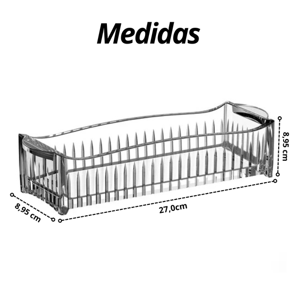 porta talheres soho em cristal ecologico 31459