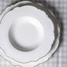 aparelho de jantar royal classic em new bone china com filado dourado 42 pecas 31532