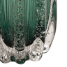 vaso de vidro flat italy verde esmeralda 19x24cm wollf 29058