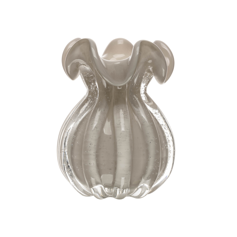 vaso italy 13x17cm de leitoso em vidro wolff 61802 3