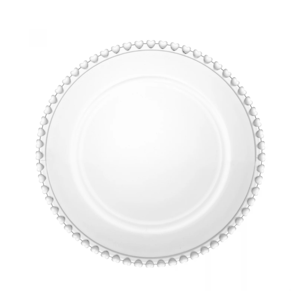 prato sobremesa coracao 20cm cristal lyor