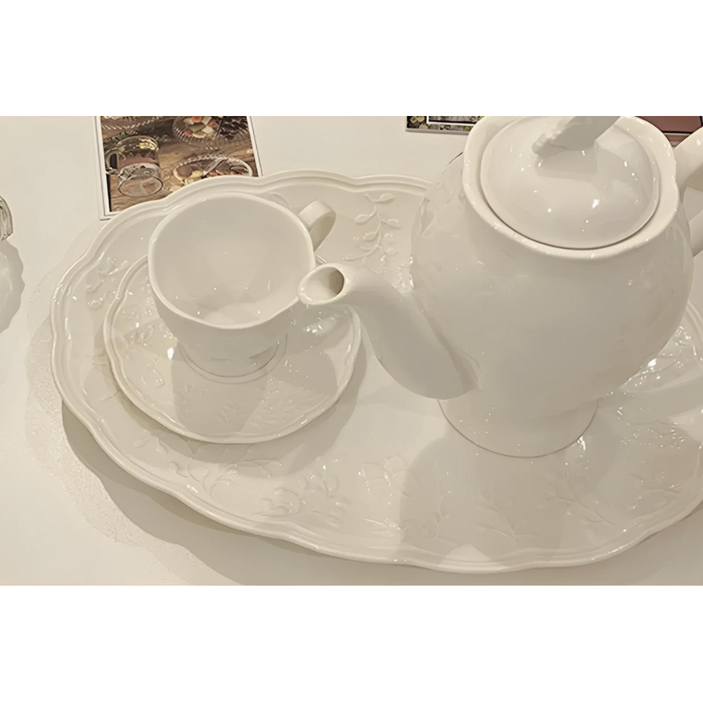 travessa de porcelana new bone butterfly flower lyor 2