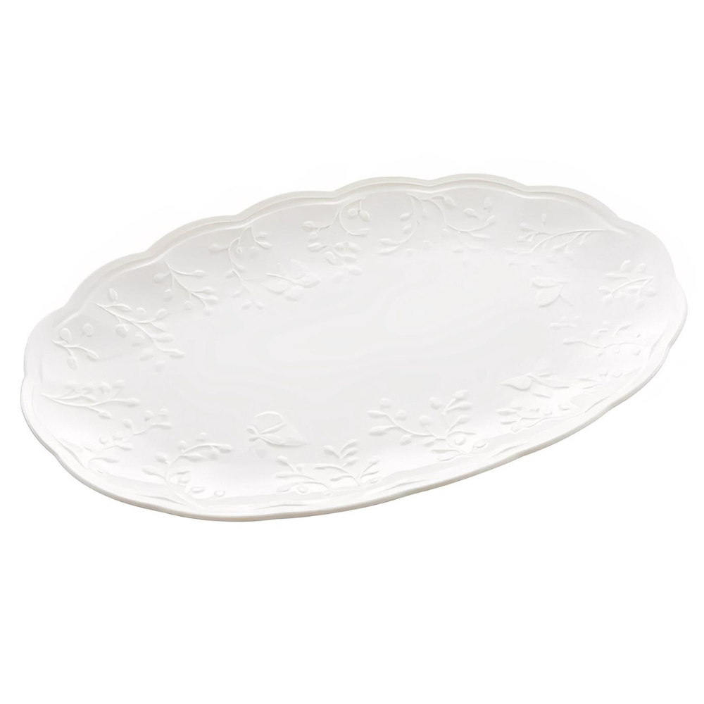 travessa de porcelana new bone butterfly flower lyor