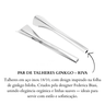 par de talheres ginkgo riva 1