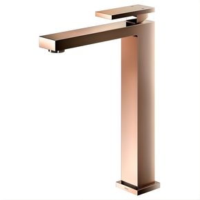 monocomando para banheiro bica alta new edge cobre polido docol