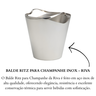 balde ritz para champanhe inox riva 1