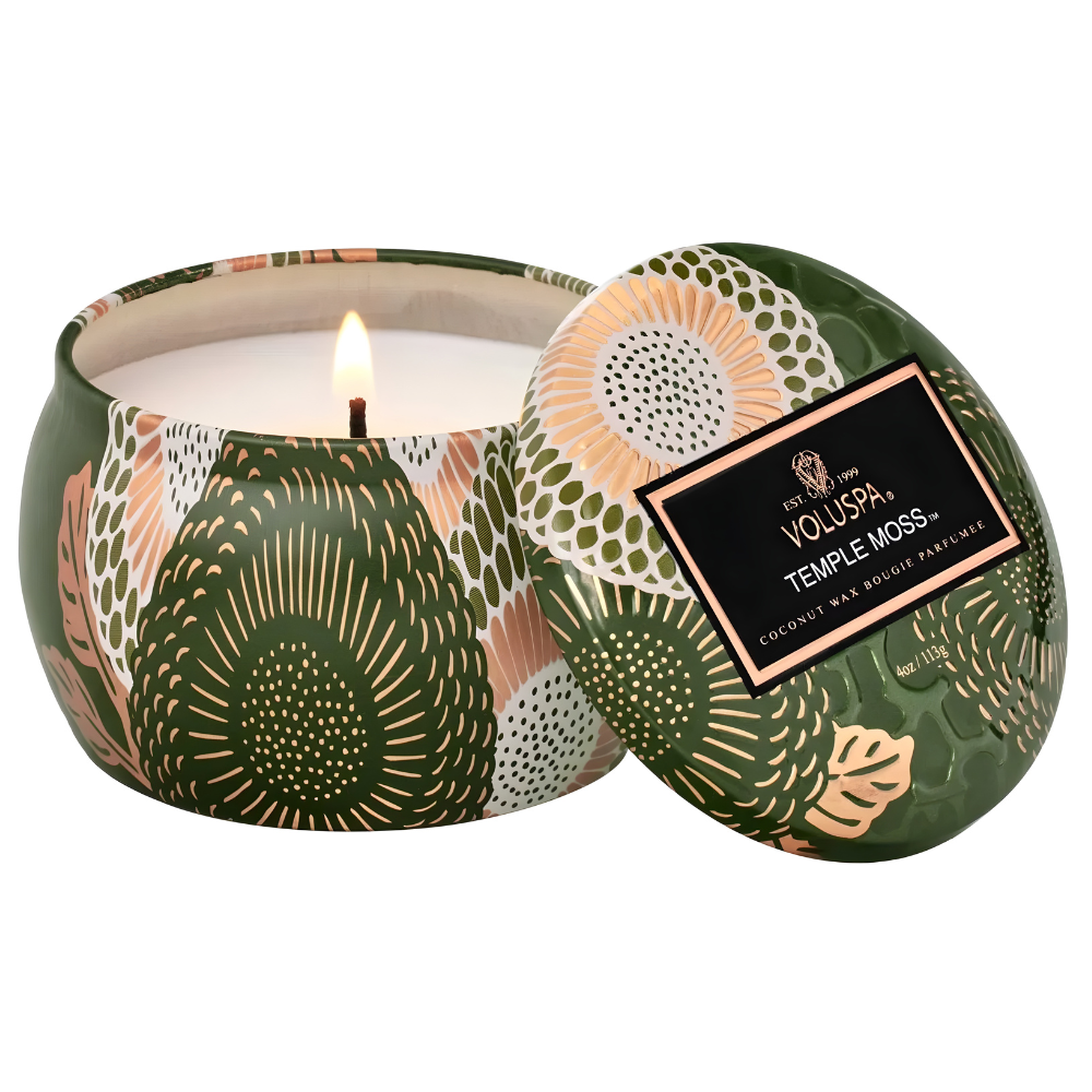 mini vela lata 25h temple moss voluspa