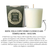 refil vela copo vidro classico 60h temple moss voluspa 1