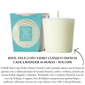 refil vela copo vidro classico french cade lavender 60 horas voluspa