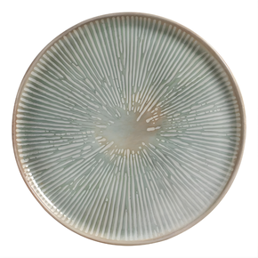 conjunto com 6 pratos raso bio evergreen o27 5cm porto brasil