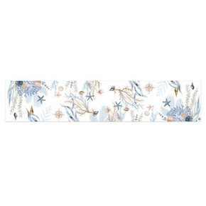 trilho de mesa de algodao 182x38 cm ocean tide michel design works
