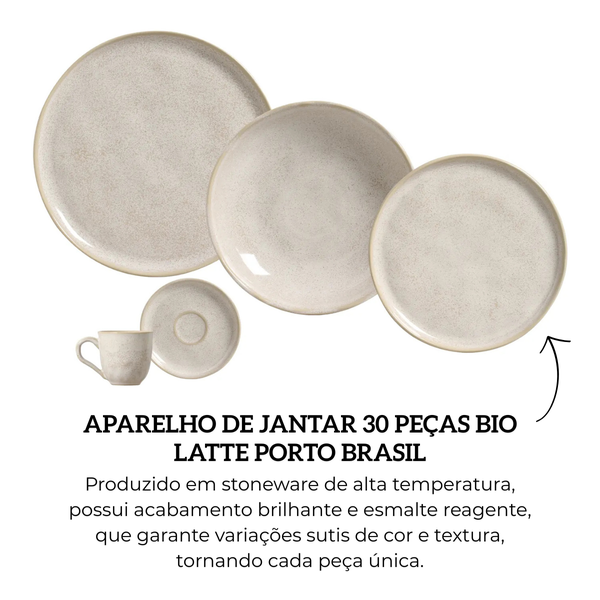 2235311085b01 aparelho de jantar 30 pecas bio latte porto brasil descr
