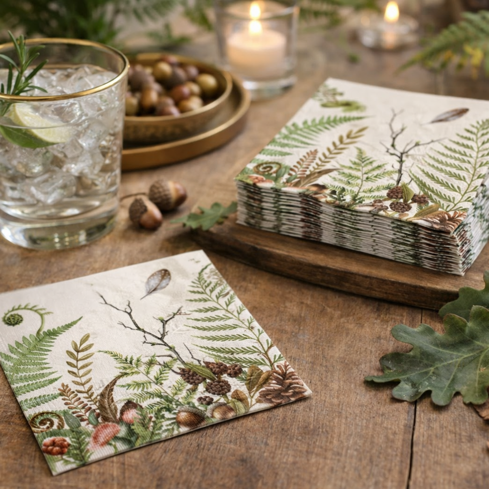 guardanapo de papel cocktail moss oak michel design works 2