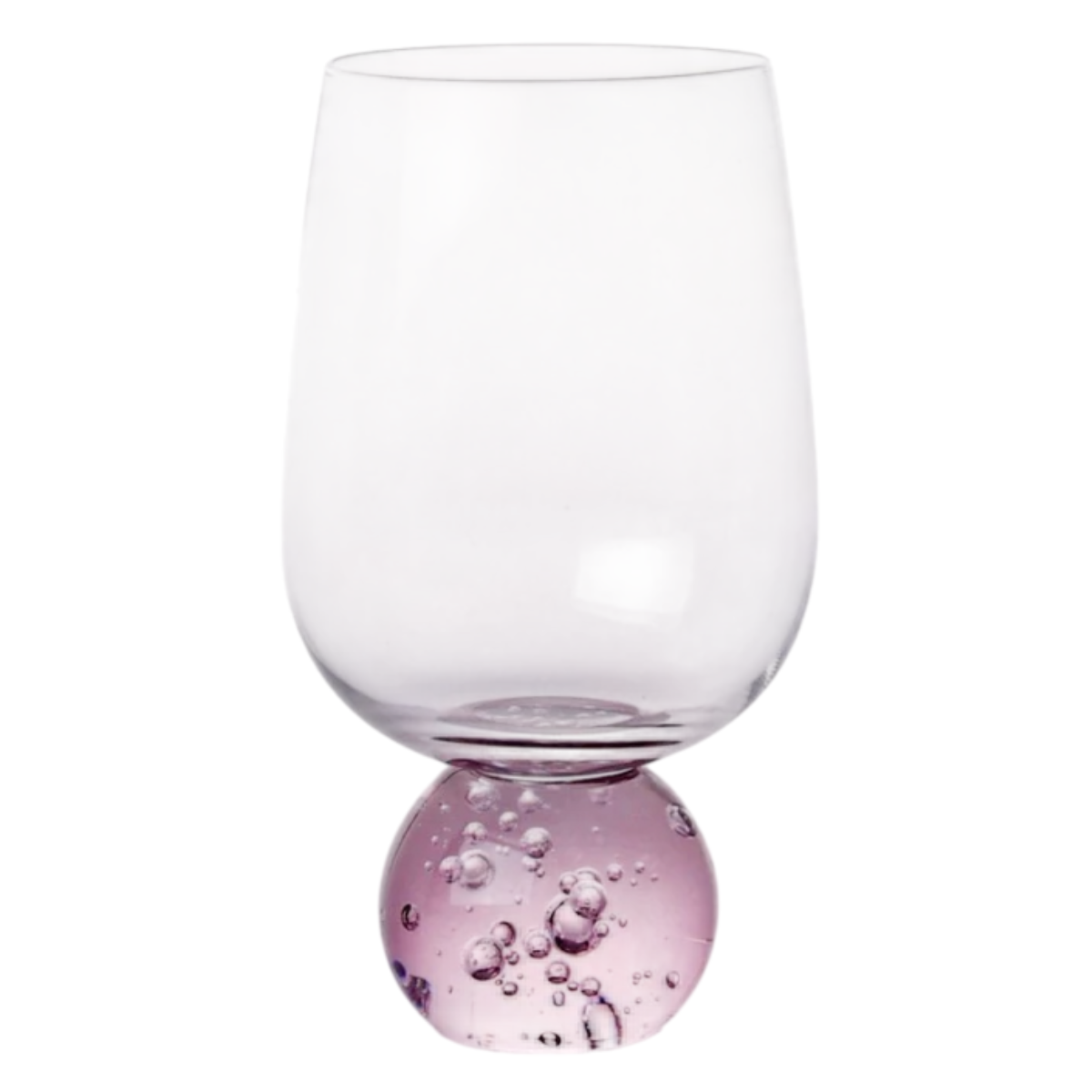 74 923 taca em vidro transparente e rosa 540ml ribeiro e pavani