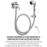 90011379006 ducha higienica com registro e derivacao com gatilho cromado loggica docol descr