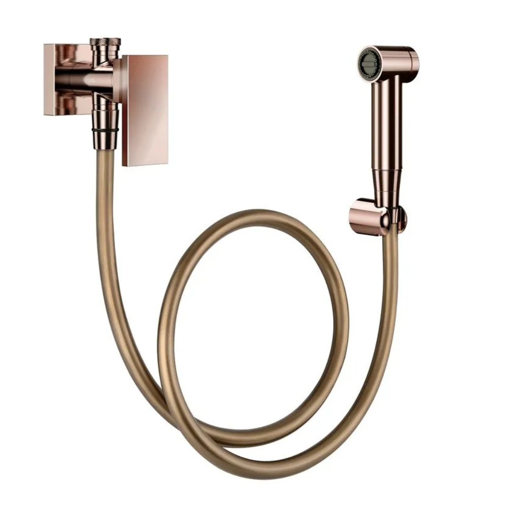 ducha higienica com registro e derivacao new edge cobre polido docol