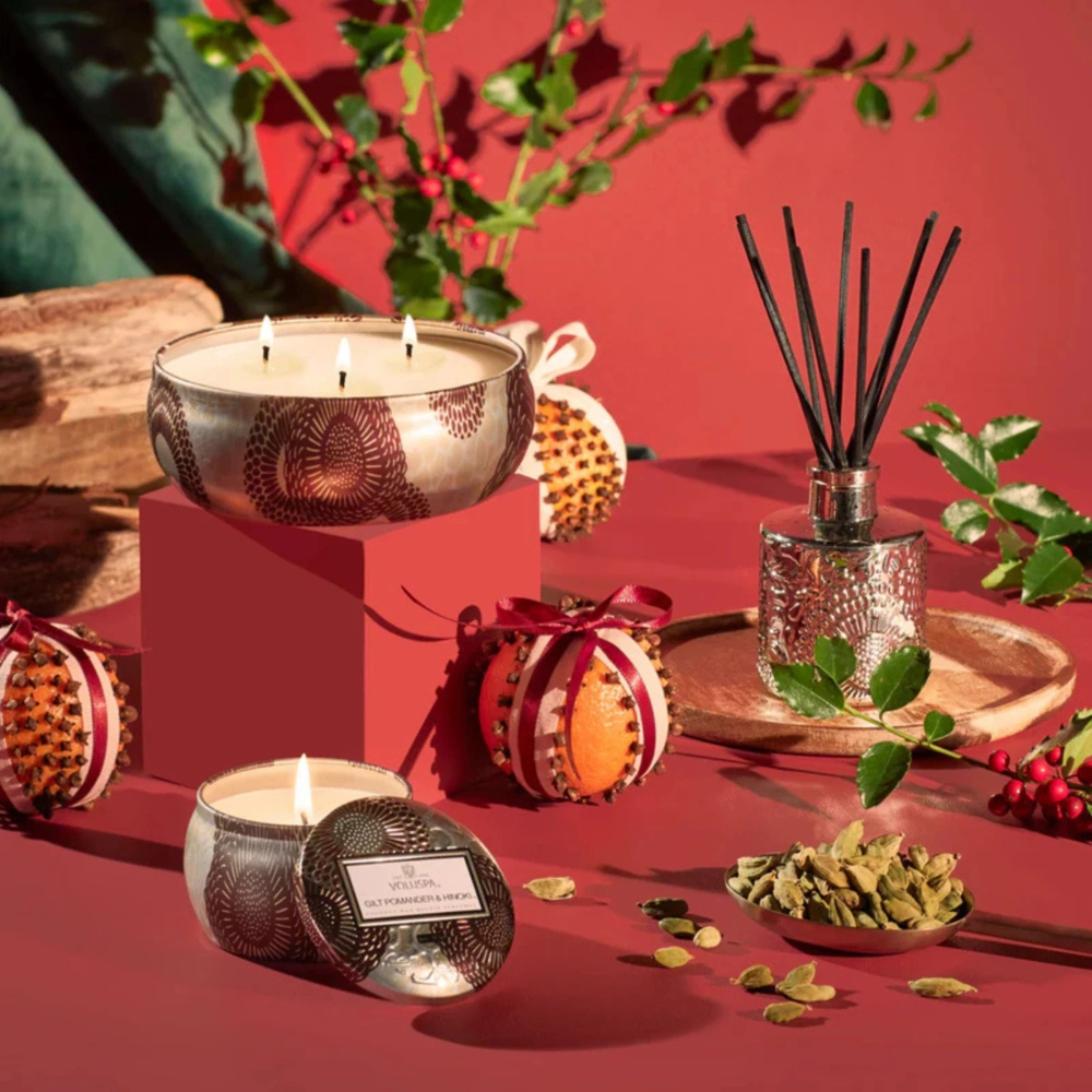 difusor de ambiente 100 ml gilt pomander e hinoki voluspa 2