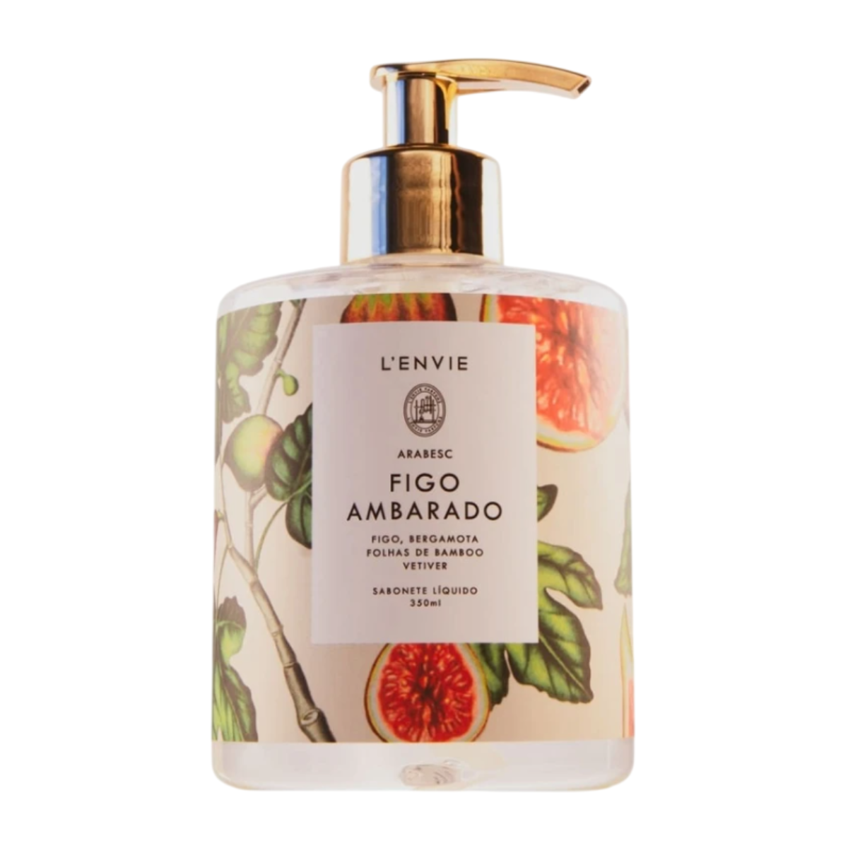 102009350 sabonete liquido figo ambarado 350ml arabesc lenvie