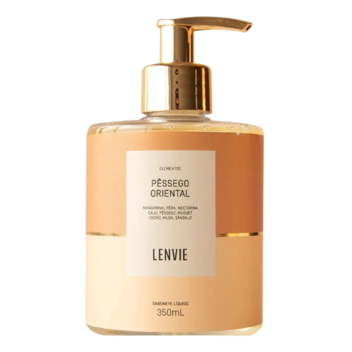 102083350 sabonete liquido pessego oriental 350ml elementos lenvie