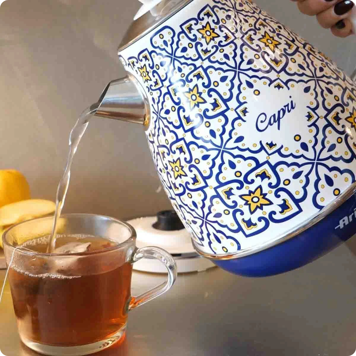 10556 ari i chaleira eletrica 1 7l base 220v 1850w capri ariete ambiental 1