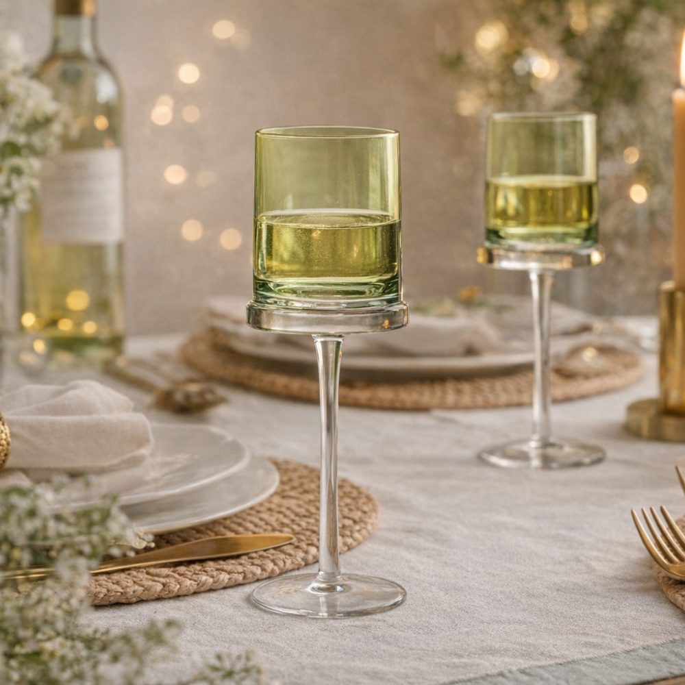 taca para vinho hikkio verde 210 ml ribeiro e pavani 2