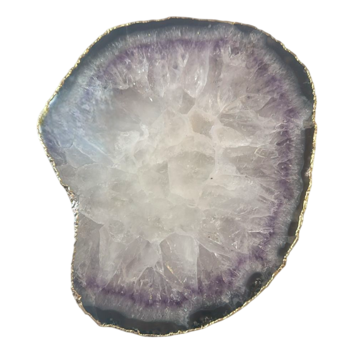 5576 bandeja em cristal de ametista natural cave quartzo