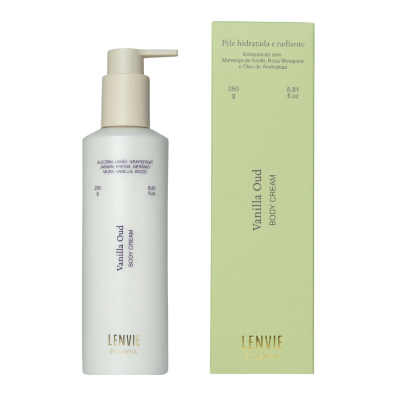 Body Cream Vanilla Oud 250g Essentia Lenvie