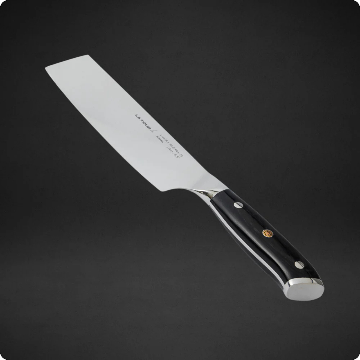 0000000000ks3 jogo de facas la tour com cabo rigido nakiri santoku e utility laguiole la tour nakiri