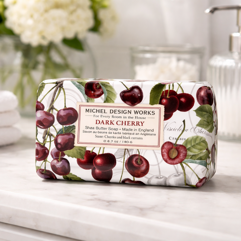 sabonete em barra dark cherry 189g michel design works 1