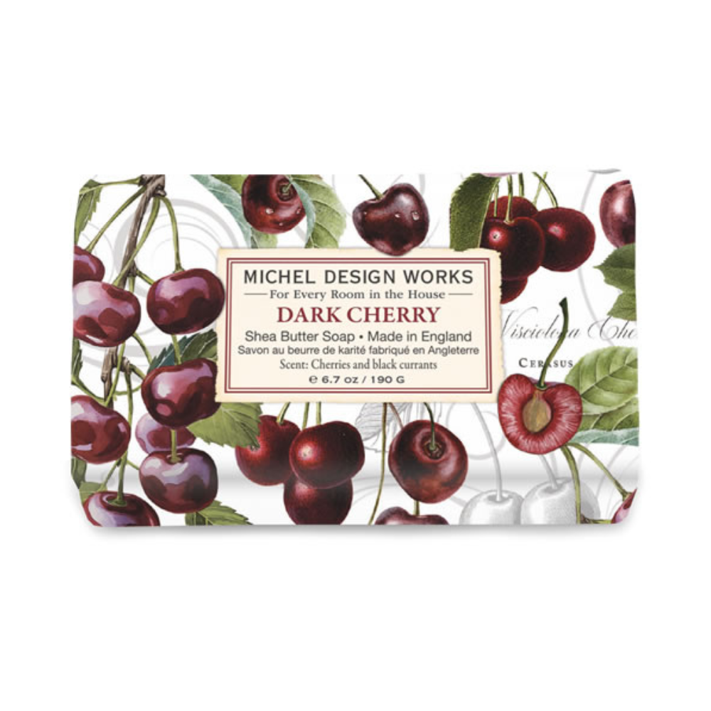 sabonete em barra dark cherry 189g michel design works