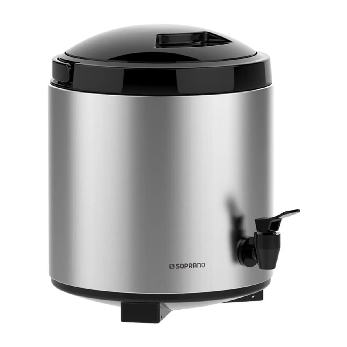 09000 0116 61 botijao termico preto e inox 6l palace soprano todofechado