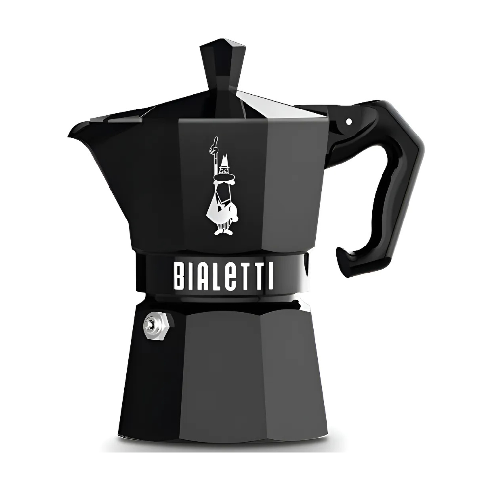 cafeteira moka express 3 xic exclusive preto bialetti