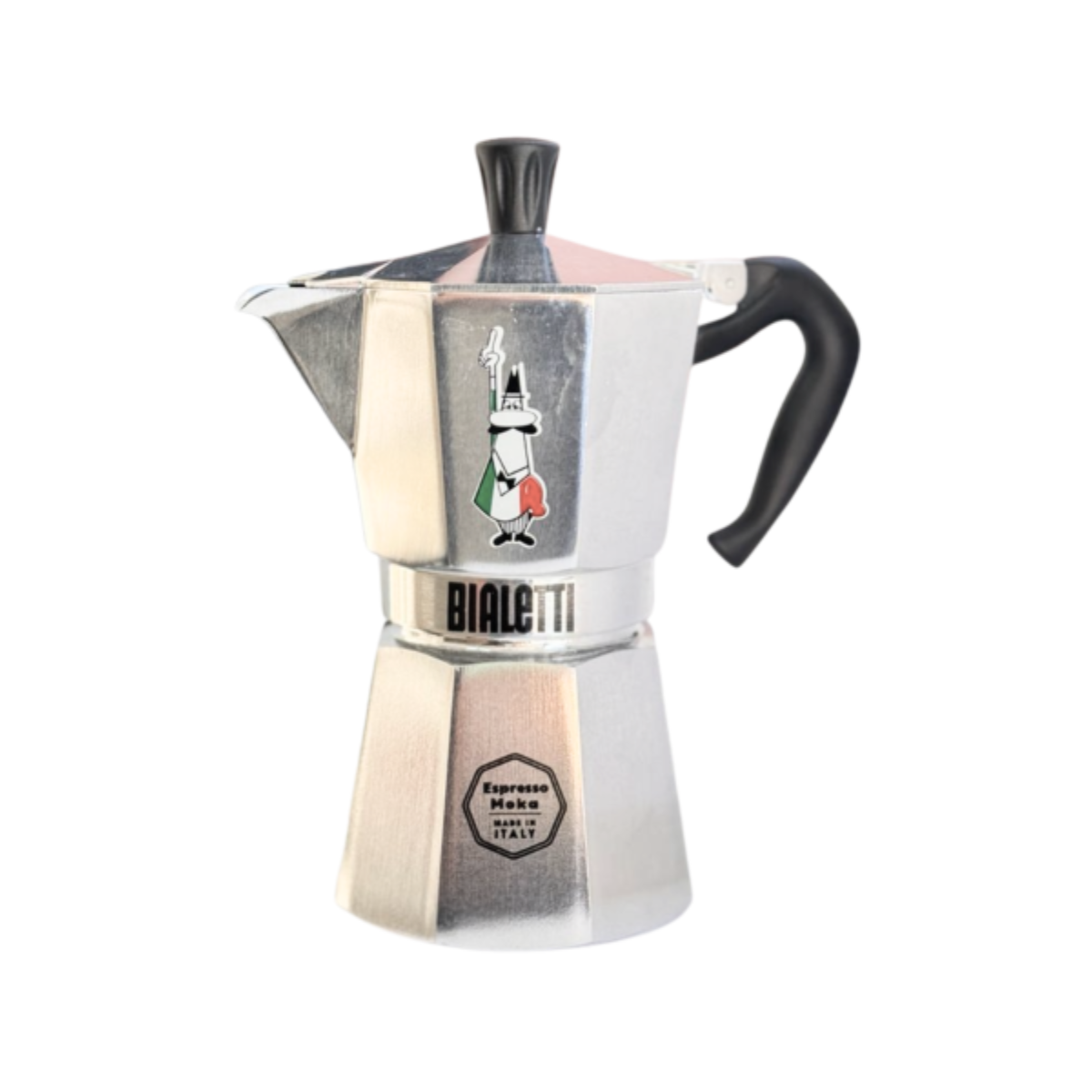 10010924 cafeteira para 6 xicaras cinza moka express omino bialetti